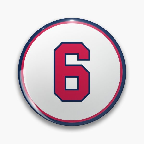 Item preview, Bobby Cox #6 Jersey Number designed and sold by StickBall.