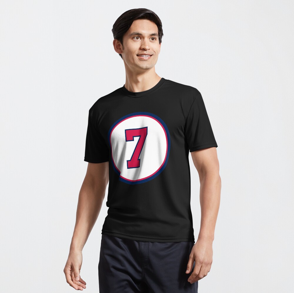 Dansby Swanson #7 Jersey Number Classic T-Shirt for Sale by StickBall