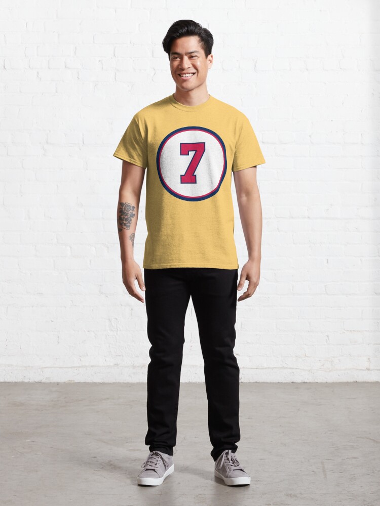 Dansby Swanson #7 Jersey Number Classic T-Shirt for Sale by StickBall