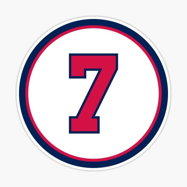 Hank Aaron #44 Jersey Number Sticker for Sale by StickBall