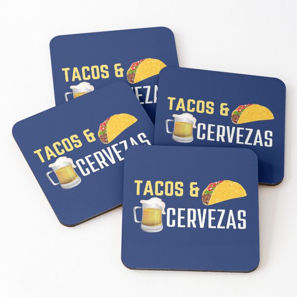 Item preview, tacos and cervezas designed and sold by Hey-Nice-Shirt.