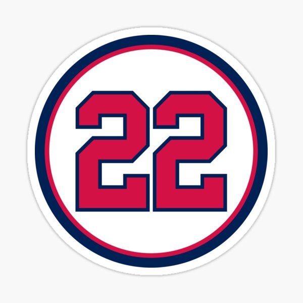 Hank Aaron #44 Jersey Number Sticker for Sale by StickBall