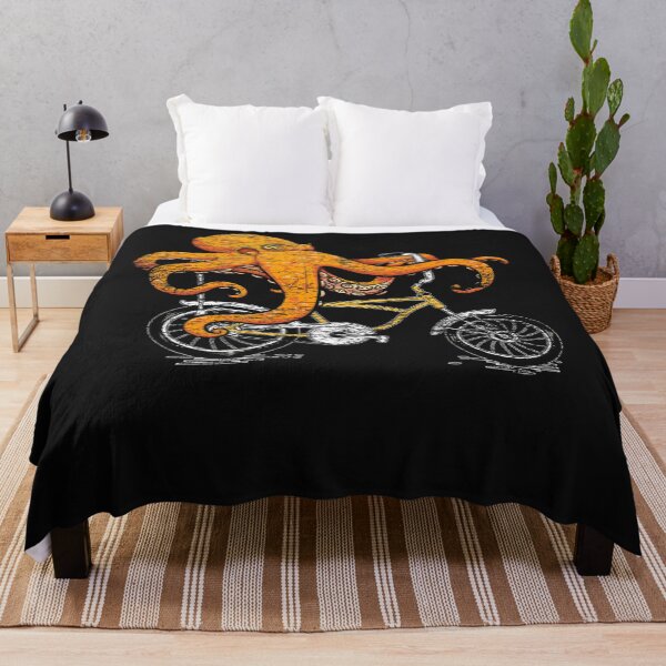 Item preview, Octopus Riding A Bike designed and sold by ANABARRIOS.
