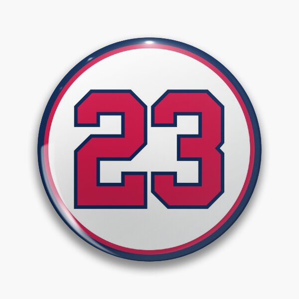 Item preview, David Justice #23 Jersey Number designed and sold by StickBall.