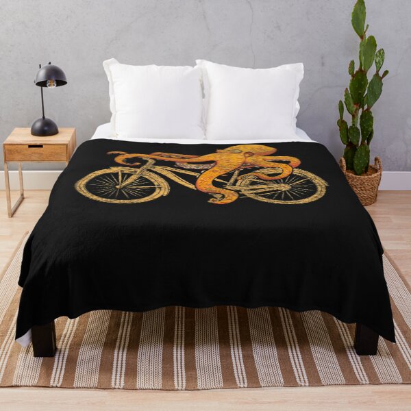 Item preview, Octopus Riding Bicycle Octopus designed and sold by ANABARRIOS.