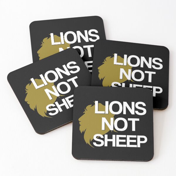 Item preview, Lions Not Sheep American Design T-Shirt designed and sold by DKKShop.