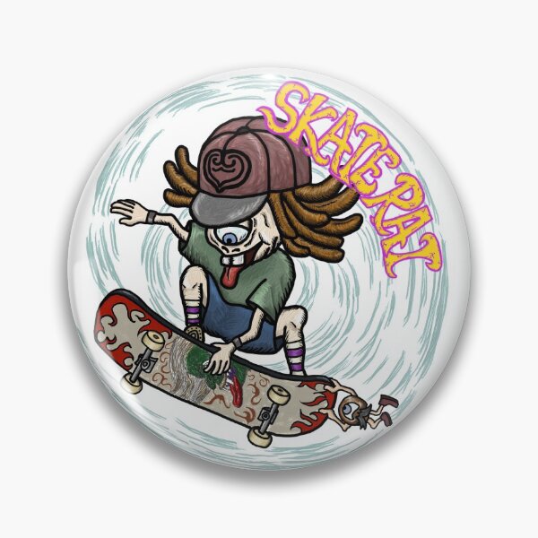 Aperçu de l'œuvre Skateboarder Skate RAT Monster créée et vendue par yamastomp.
