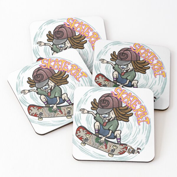 Item preview, SKATE RAT Monster skateboarder  designed and sold by yamastomp.
