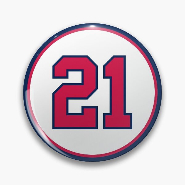 Item preview, Warren Spahn #21 Jersey Number designed and sold by StickBall.