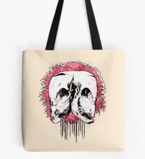 Double Cow Skull Tote Bag