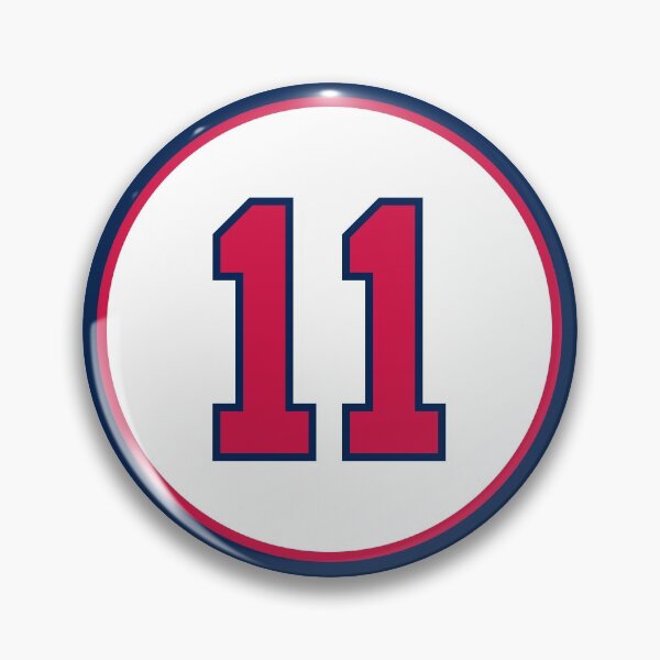 Item preview, Ender Inciarte #11 Jersey Number designed and sold by StickBall.