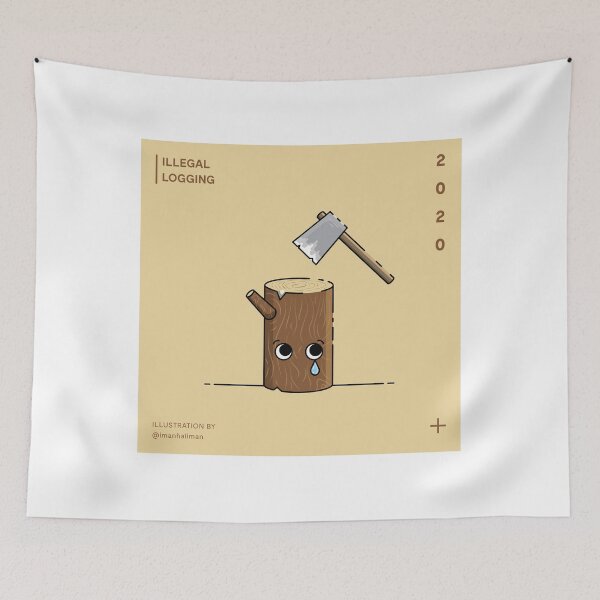 Item preview, Illegal Logging designed and sold by imanhaliman.