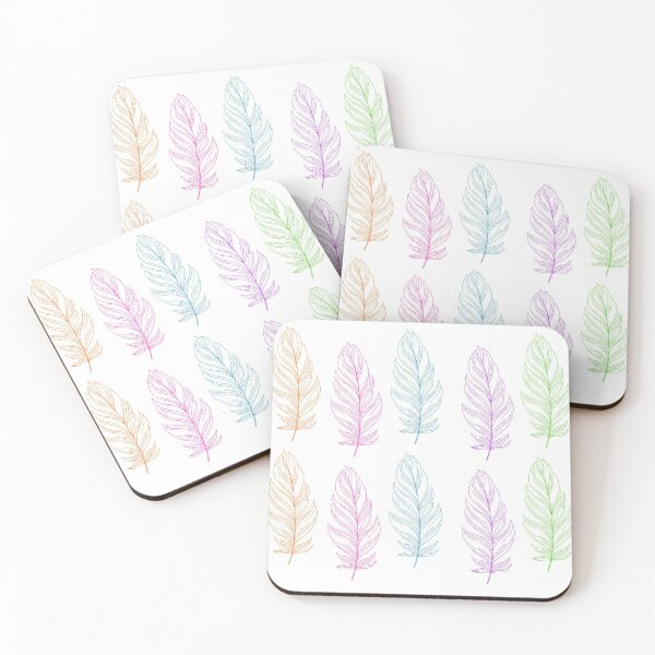 Item preview, Colorful Feathers designed and sold by MND-Designs.