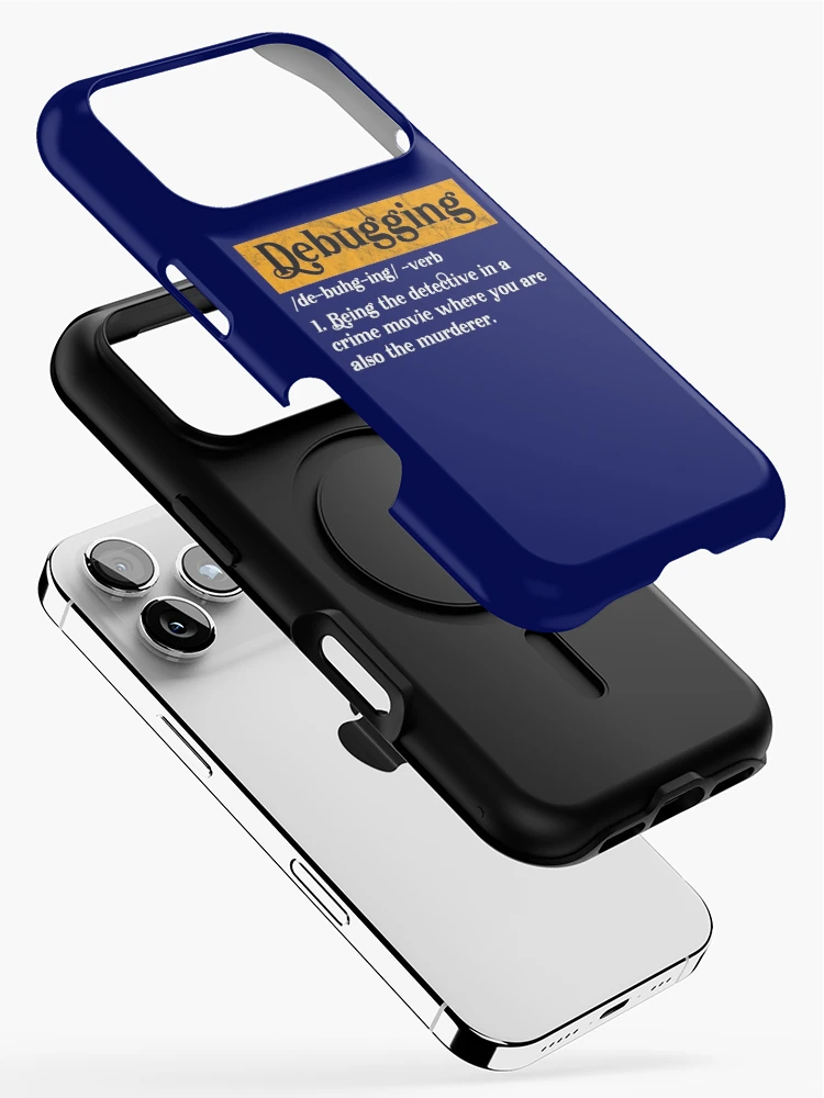 Thumbnail 2 of 4, iPhone Case, Debuggin Code - Funny Programming Jokes designed and sold by Programming Jokes.
