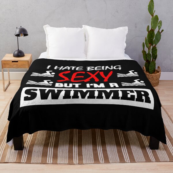 Item preview, I Hate Being Sexy But I'm A Swimmer designed and sold by OMdesigns93.