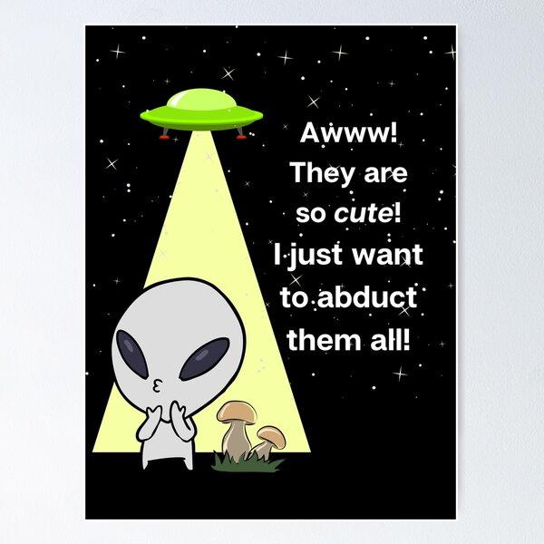 Item preview, Gotta Abduct Them All! designed and sold by DansDankDesigns.