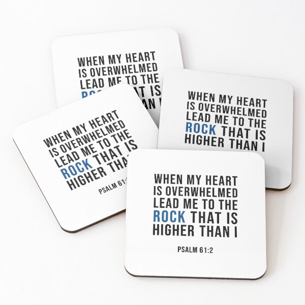 Item preview, Psalm 61:2 When my heart is overwhelmed Lead me to the rock that is higher than I designed and sold by corbrand.