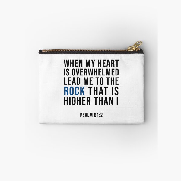 Item preview, Psalm 61:2 When my heart is overwhelmed Lead me to the rock that is higher than I designed and sold by corbrand.