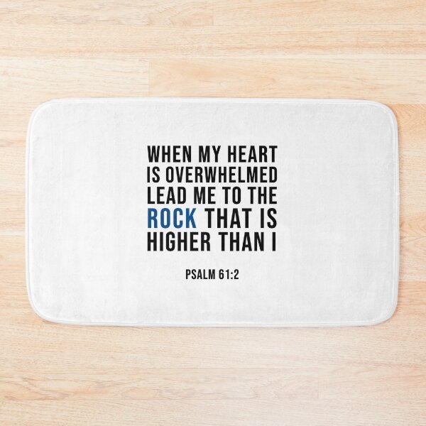 Item preview, Psalm 61:2 When my heart is overwhelmed Lead me to the rock that is higher than I designed and sold by corbrand.