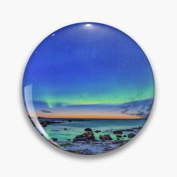 Item preview, northern lights mixed with the a blue sky designed and sold by ImRotem.