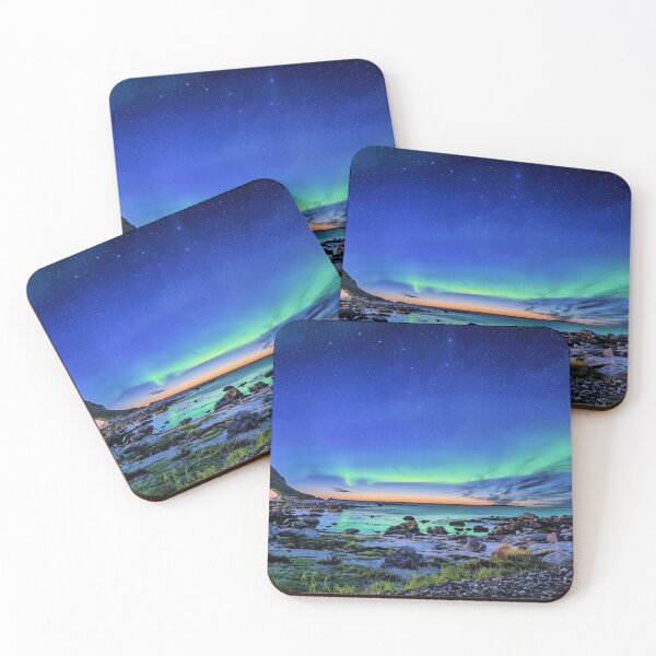 Item preview, northern lights mixed with the a blue sky designed and sold by ImRotem.