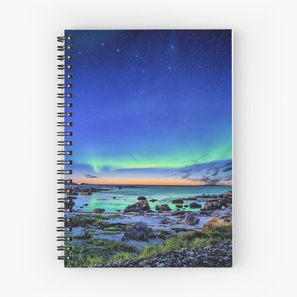 Item preview, northern lights mixed with the a blue sky designed and sold by ImRotem.