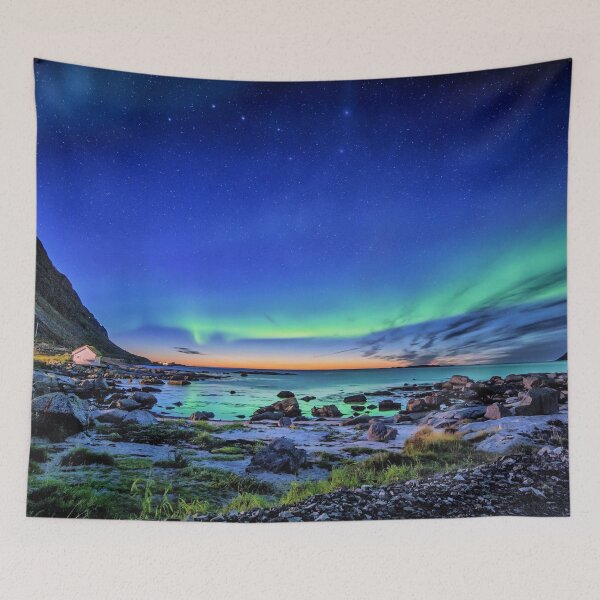 Item preview, northern lights mixed with the a blue sky designed and sold by ImRotem.
