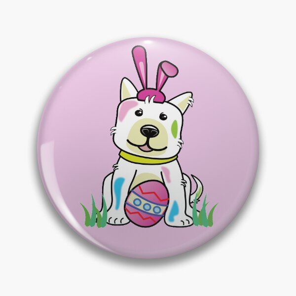 Item preview, Happy Easter dog play egg bunny dress up, divertido diseño para camiseta, taza, pegatina y más. designed and sold by koonam.