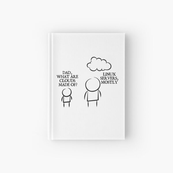 Item preview, Clouds - Linux Server - Funny Programming Jokes designed and sold by Programming Jokes.