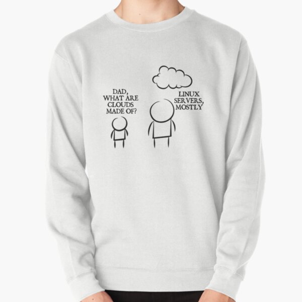 Item preview, Clouds - Linux Server - Funny Programming Jokes designed and sold by Programming Jokes.