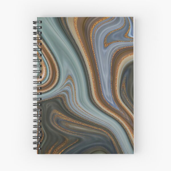 Item preview, Warm Colors Marble Art Gold Streaks designed and sold by WOW TeesAndThings.