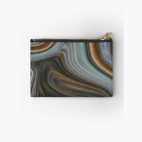 Item preview, Warm Colors Marble Art Gold Streaks designed and sold by WOW TeesAndThings.