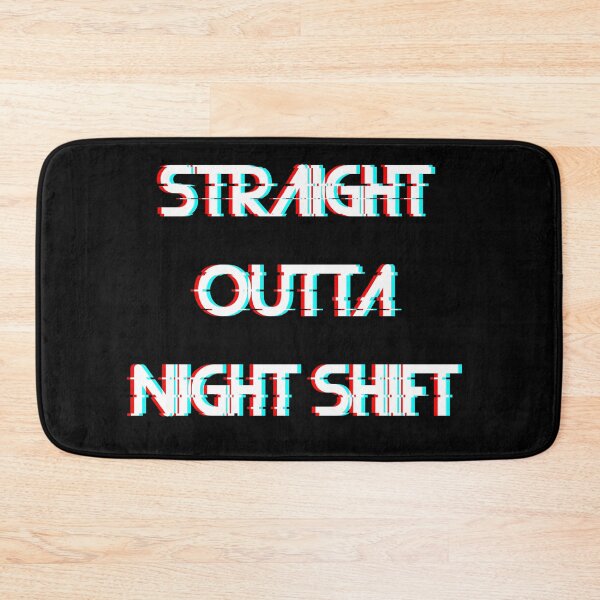 Item preview, STRAIGHT OUTTA NIGHT SHIFT Glitch Effect designed and sold by Harsh Giri.