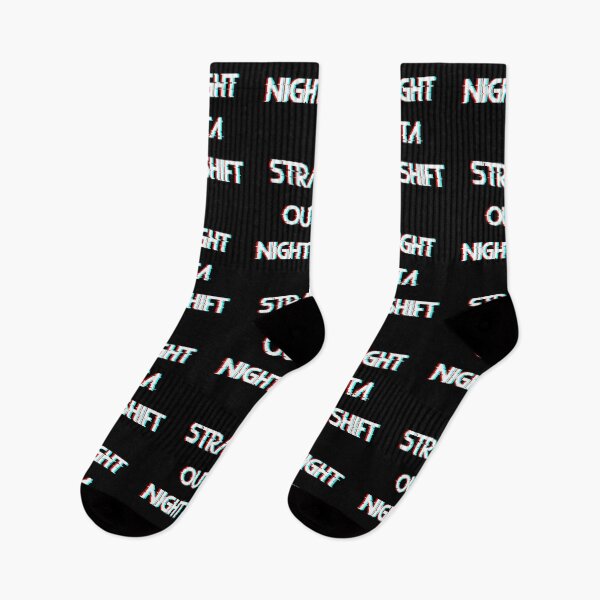 Item preview, STRAIGHT OUTTA NIGHT SHIFT Glitch Effect designed and sold by Harsh Giri.