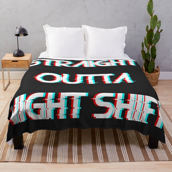 Item preview, STRAIGHT OUTTA NIGHT SHIFT Glitch Effect designed and sold by Harsh Giri.
