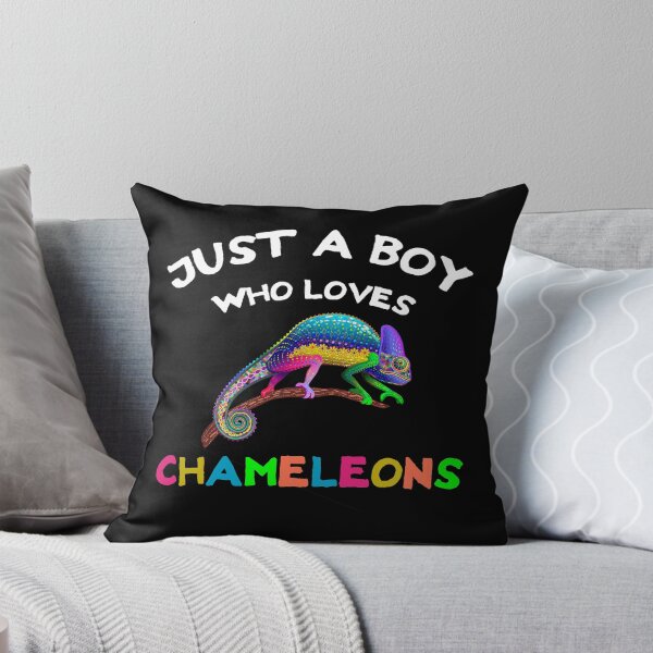 Item preview, Just A Boy Who Loves ChameLeons designed and sold by trathai1012.