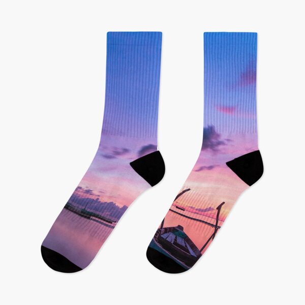 Item preview, sunset in the sea with a red sky designed and sold by ImRotem.