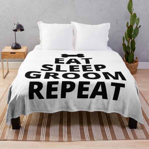 Item preview, Dog Grooming Eat Sleep Groom Repeat designed and sold by Exey02.