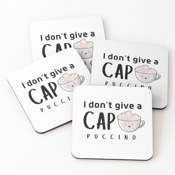 Item preview, I don’t give a cap - funny coffee lover design  designed and sold by Gerhanj.