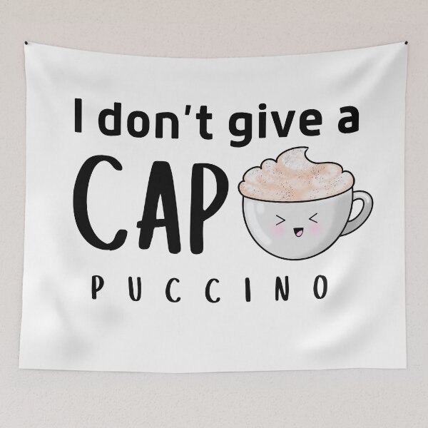 Item preview, I don’t give a cap - funny coffee lover design  designed and sold by Gerhanj.