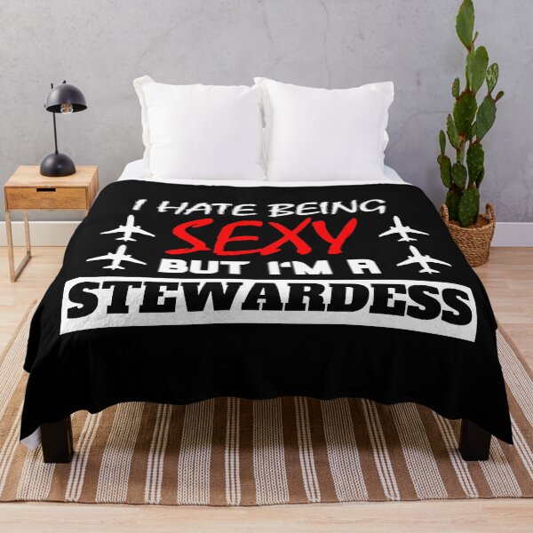 Item preview, I Hate Being Sexy But I'm A Stewardess designed and sold by OMdesigns93.