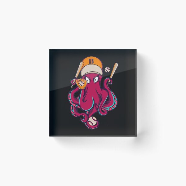 Item preview, Octopus Squid Playing Baseball Design for Kids designed and sold by ANABARRIOS.