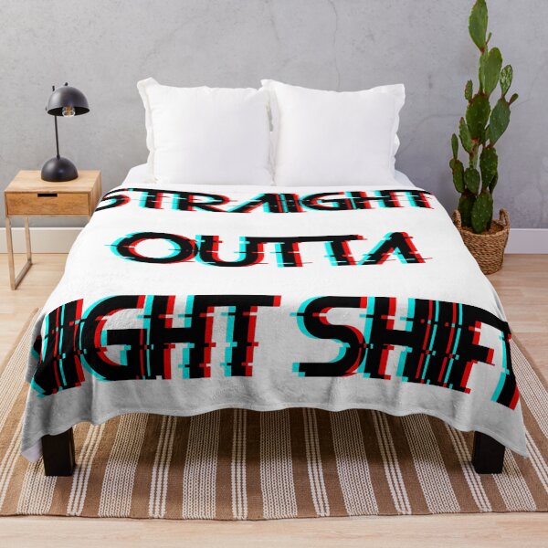 Item preview, STRAIGHT OUTTA NIGHT SHIFT Glitch Effect designed and sold by Harsh Giri.
