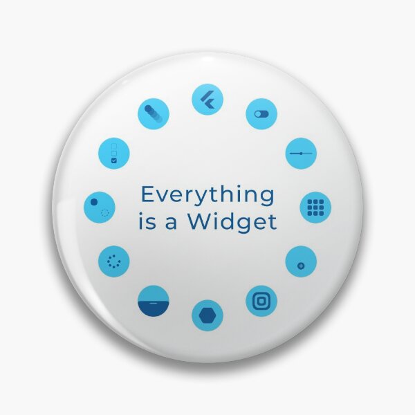 Item preview, Everything is a Widget - Flutter designed and sold by Mechashadow.