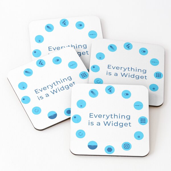 Item preview, Everything is a Widget - Flutter designed and sold by Mechashadow.