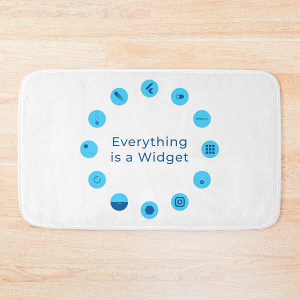 Item preview, Everything is a Widget - Flutter designed and sold by Mechashadow.
