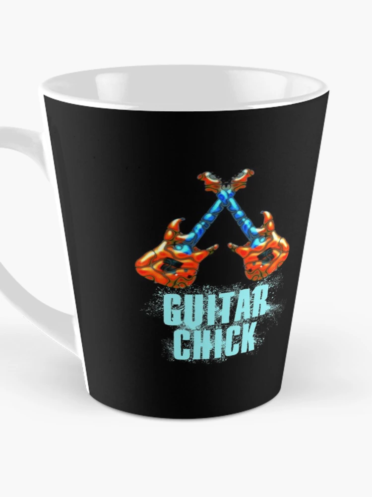 Thumbnail 3 of 4, Coffee Mug, Guitar Chick designed and sold by DesignsofNote.