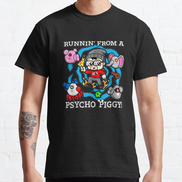 runnin' from a psycho piggy Classic T-Shirt
