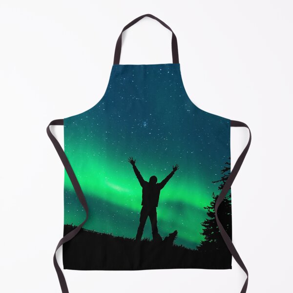 Item preview, a man infront a northern lights skies designed and sold by ImRotem.