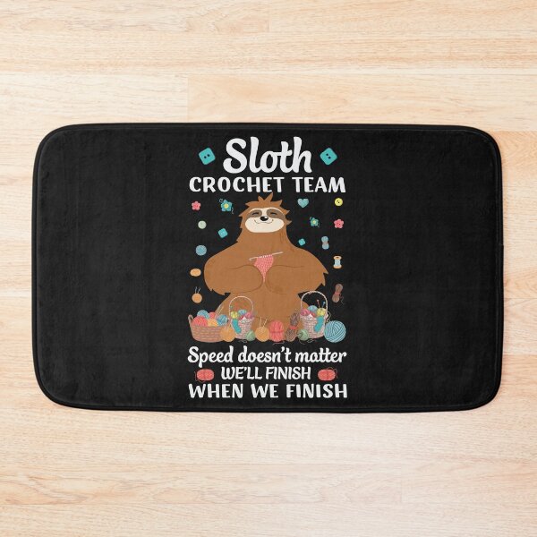 Item preview, Sloth Crochet Team-funny gift for people who crochet & love sloths designed and sold by BRtisticDesigns.